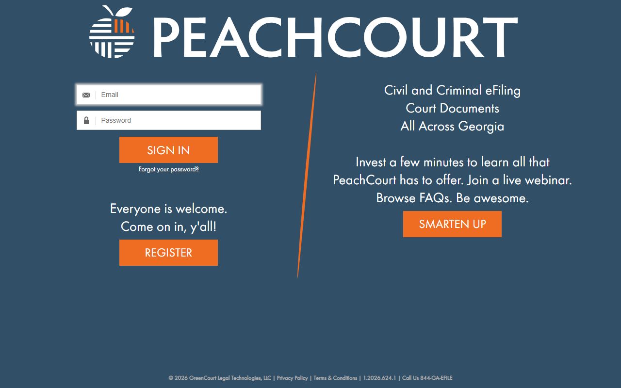 Johnson County court records PeachCourt document access portal