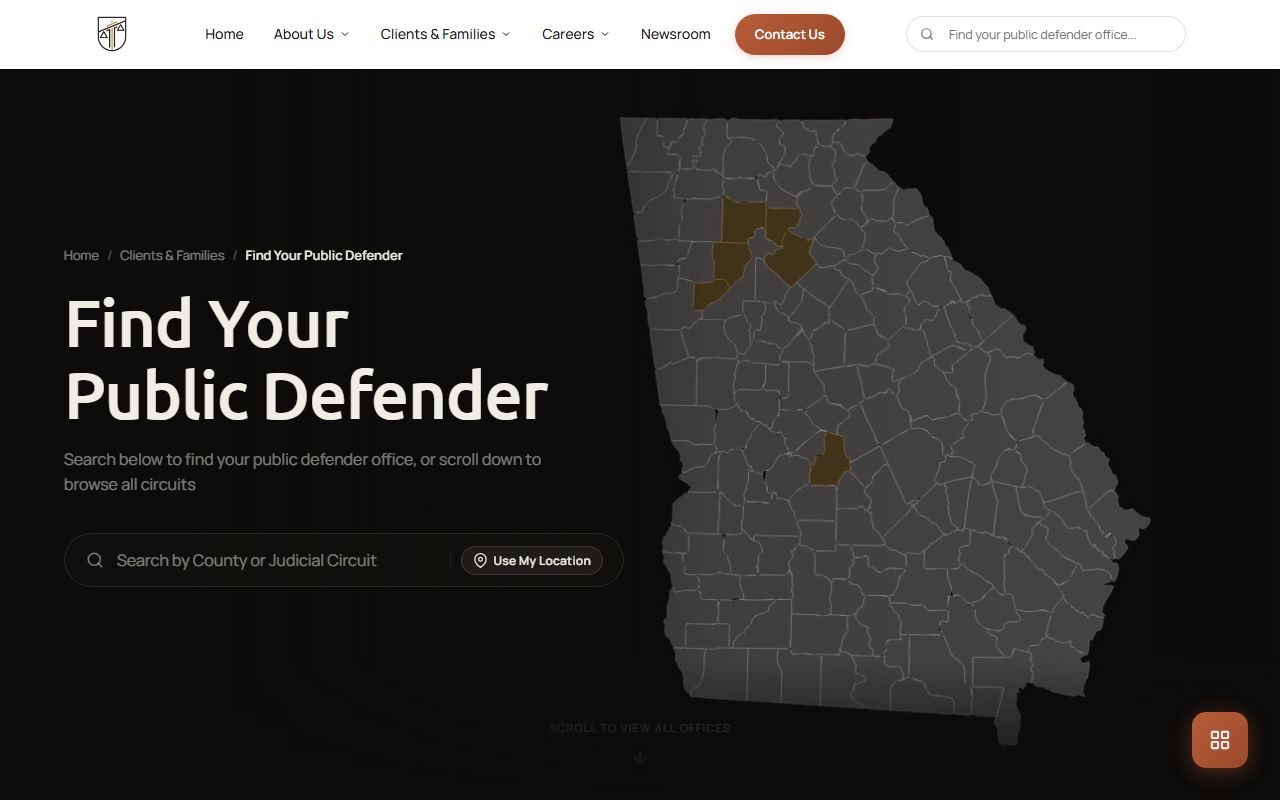 Johnson County criminal court records public defender circuit page
