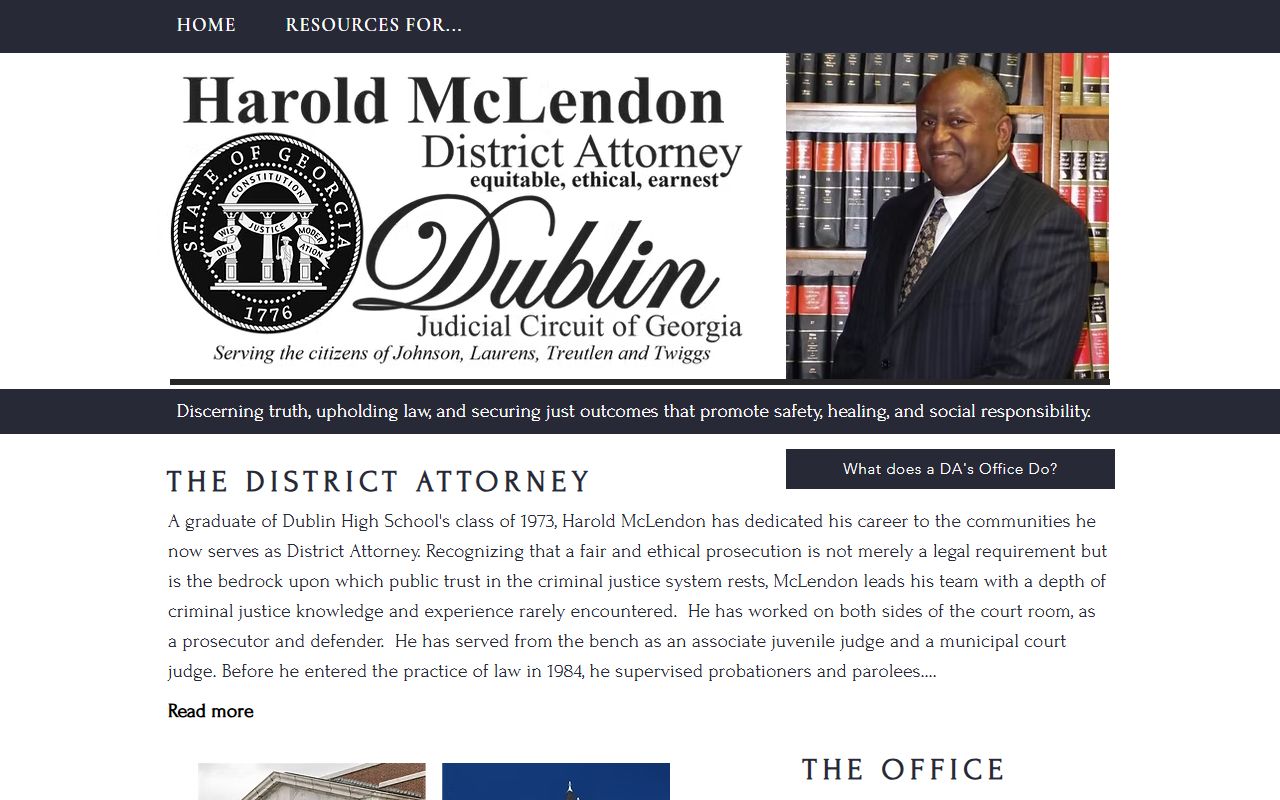 Johnson County criminal court records Dublin District Attorney website