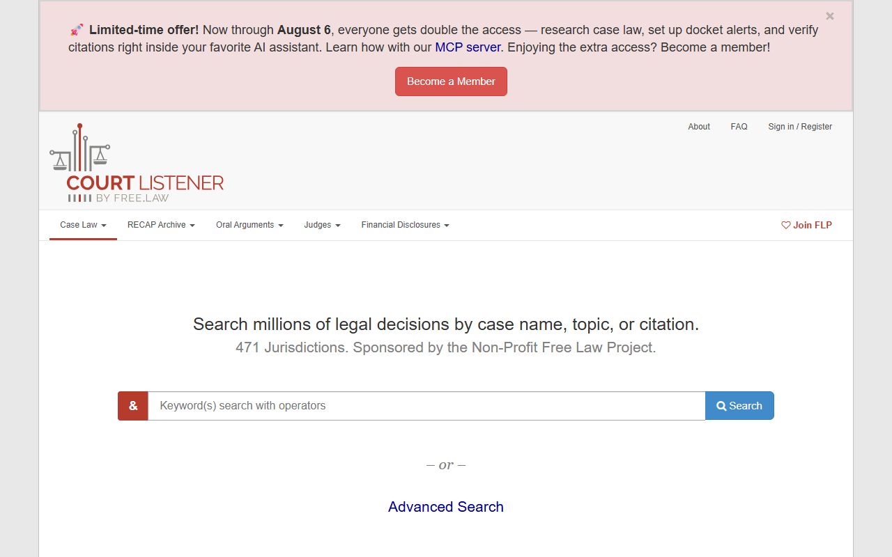 Johnson County Superior Court records CourtListener legal research source