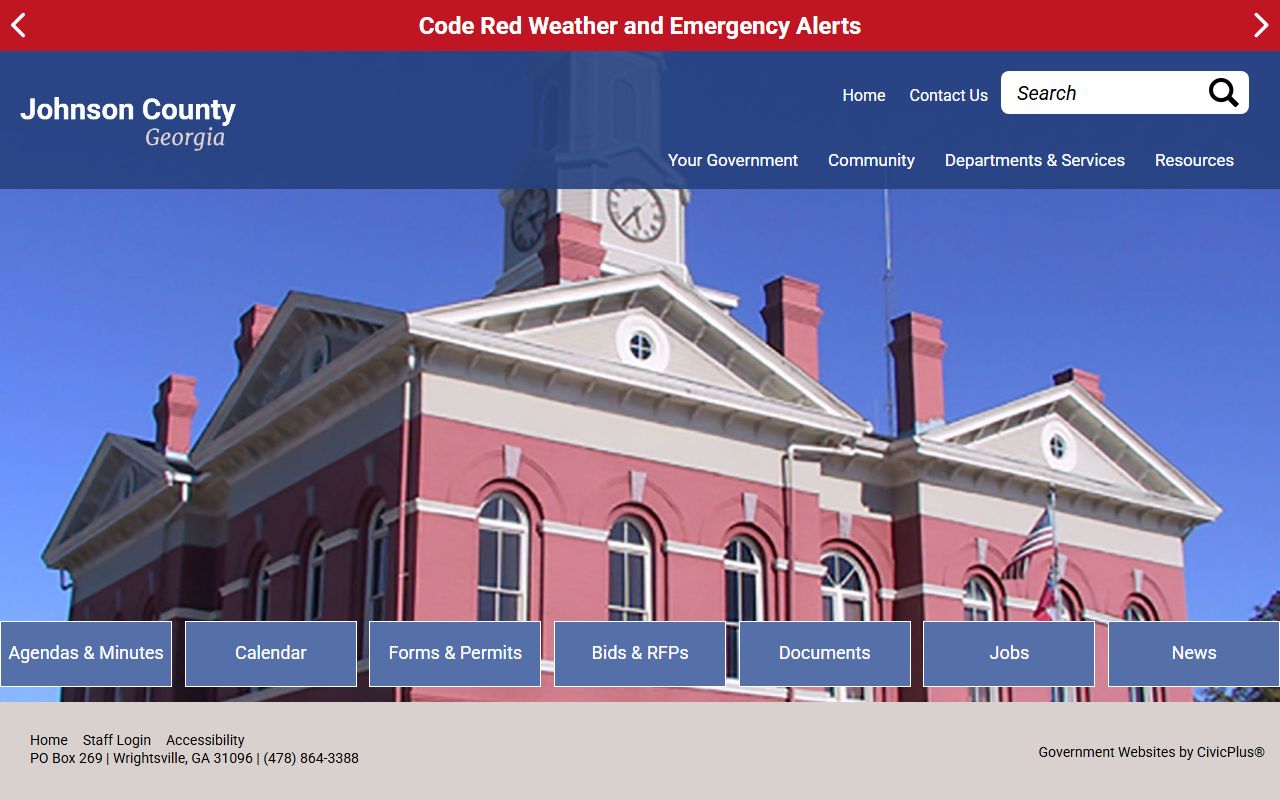 Johnson County court records official homepage