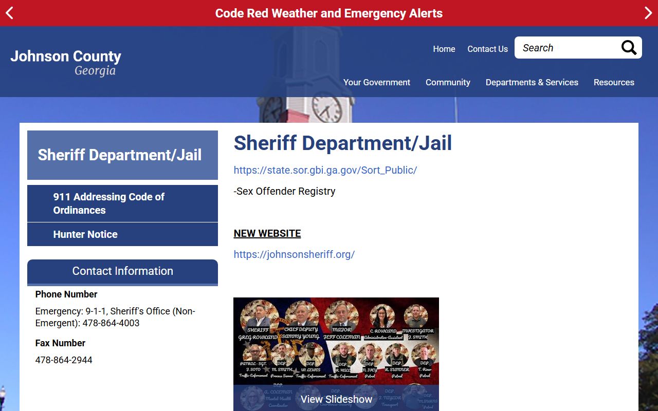 Johnson County inmate records county sheriff and jail page