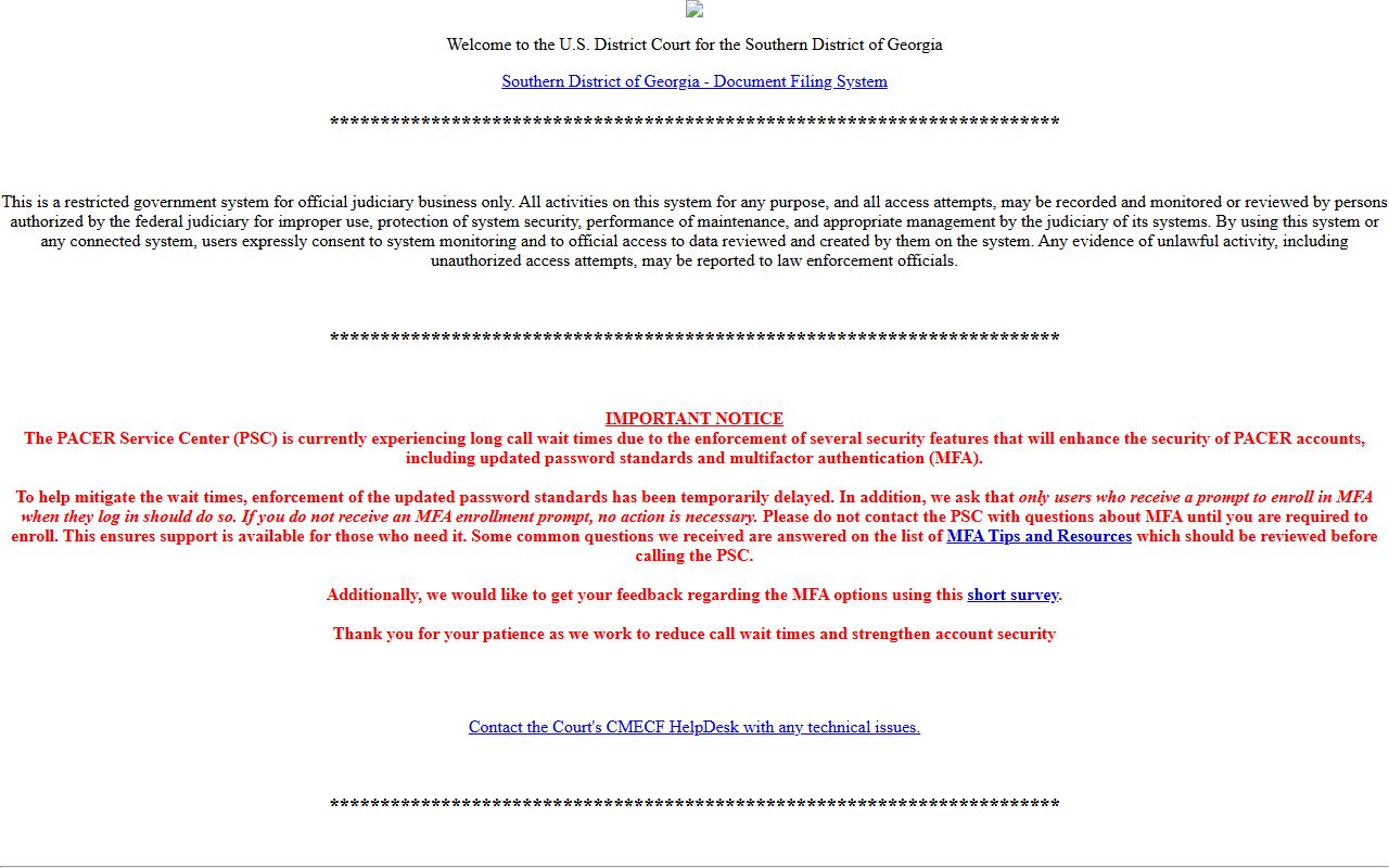 Johnson County traffic court records Southern District CM ECF